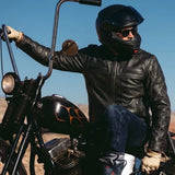 Ace - Ultra Men's Black Leather Motorcycle Jacket