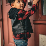 Toddlers Motorcycle Biker Leather Vest – Little Riders
