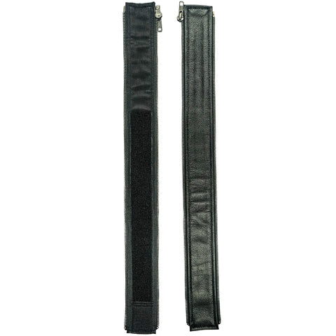 VXP53 Men's Black Universal Vest Expander Panel with Gun Metal Zip # 5