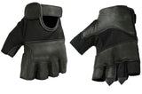 Leather/ Mesh Fingerless Glove