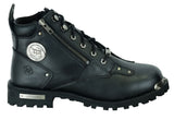 Men's 6'' Side Zipper Plain Toe Boot