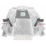 Men's Black Reflective Skulls Scooter Jacket