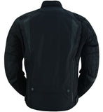 Men's Blast Black Micro Mesh Motorcycle Jacket – Ventilated