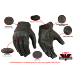 Women's Perforated Sporty Glove