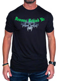 Neon Green Logo Light-Weight Men's T-Shirt