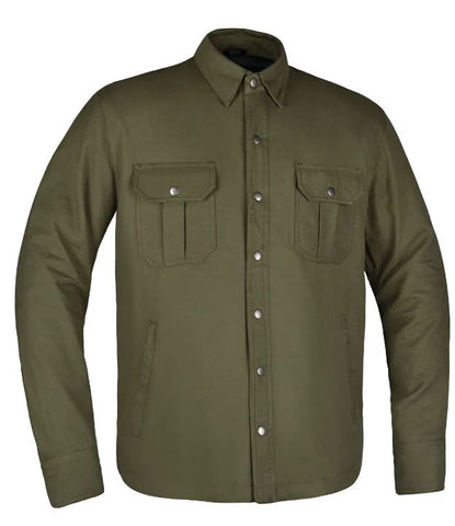 OD Green Armored Flannel Shirt