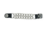 PKV142D Vest Extender - Iron Cross with Silver Glitter