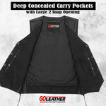 Desperado - Classic V Neck Side Laced Vest
