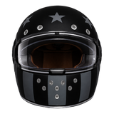 D.O.T. & ECE Daytona Retro Full Face Motorcycle Helmet: Vintage Style for Men, Women, & Youth - W/ Captain America Stealth