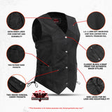 Women's Classic Side Lace Vest