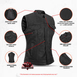 Women's Premium Single Back Panel Concealment Vest