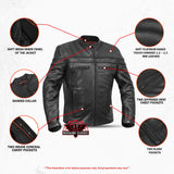 Men's Tall Sporty Scooter Jacket – Naked Cowhide