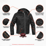 Men's Black Sporty Cruiser Leather Jacket