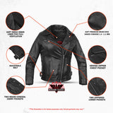 Women's Updated Lightweight Stylish M/C Jacket