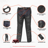 Unisex Deep Pocket Thermal Lined Chaps