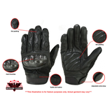 Leather/ Textile Sporty Glove