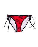 Women's Pink & Black Bikini Bottom
