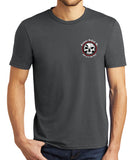 Men's Red Ring Logo Light-Weight Gray T-Shirt