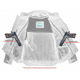 Men's Black Reflective Skulls Scooter Jacket