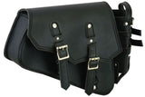 Right Side Synthetic Leather Swing Arm Bag w/Bottle Holder