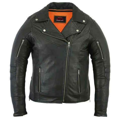 Women's Modern Longer Beltless Biker Jacket