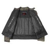 Men's Antique Brown Motorcycle Cruiser Jacket