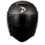 D.O.T. & ECE Daytona Spyder Jet- Gun Metal Grey Dull Metallic
