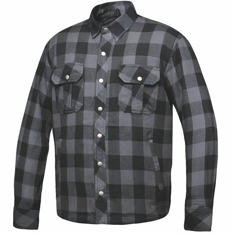 Sentry - Mens Black & Gray Armored Flannel