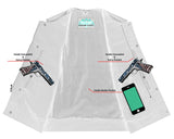 Concealed Snap Closure, Textile Material, W/O Collar & Hidden Z