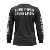 Loud Pipes Save Lives - Men's Long Sleeve Biker Tee