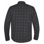 TW217.00 - MENS BLACK AND WHITE FLANNEL SHIRT