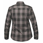 TW255.20 - Ladies Black and Gray Flannel Shirt