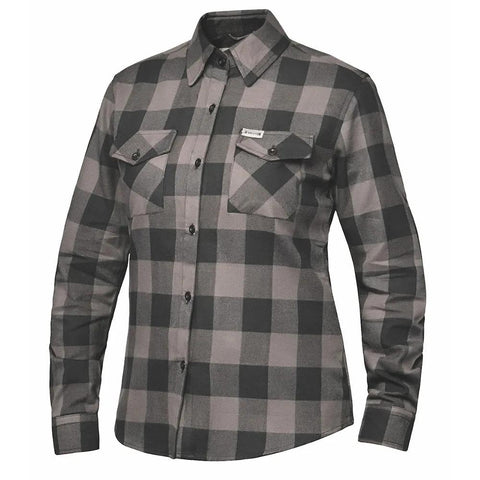 Ashwood - Ladies Black & Gray Armored Flannel