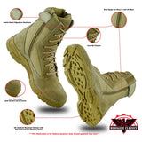 Men's 9'' Desert Sand Tactical Boots