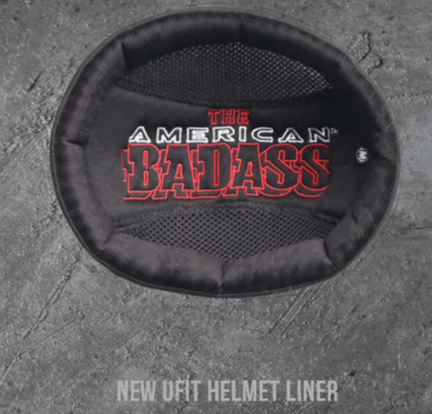 American BADASS Black U-Fit Helmet Liner