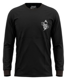 Men's Long Sleeve T-Shirt with Skull Graphic Print