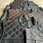 Blue DIamond - Mens Premium Leather Vest