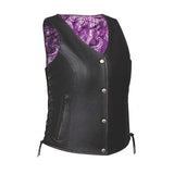 Verbena - Women's Motorcycle Leather Vest