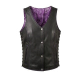 Verbena - Women's Motorcycle Leather Vest
