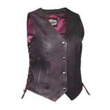 Lilly - Women's Motorcycle Leather Vest