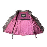 Lilly - Women's Motorcycle Leather Vest