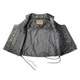 Keystone - Women's Naked Leather Motorcycle Vest