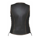 Ember - Women's Motorcycle Leather Vest