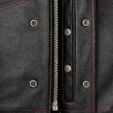 Badlands - Men's Club Style Leather Motorcycle Vest