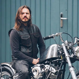 Badlands - Men's Club Style Leather Motorcycle Vest