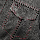 Badlands - Men's Club Style Leather Motorcycle Vest