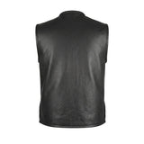Blackout - Men's Motorcycle Leather Vest