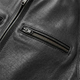 Blackout - Men's Motorcycle Leather Vest