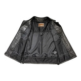 Blackout - Men's Motorcycle Leather Vest