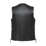 Bronco - Men's Premium Leather Motorcycle Vest